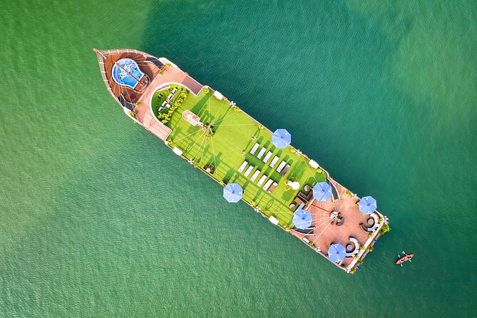 Le Journey Elegance Cruise 5 Star Lan Ha Bay - All Inclusive 2D1N - Dark and Light Cave and the karst lagoons