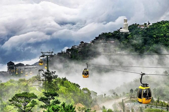Marble Mountains and Ba Na Hills (Golden Bridge) full day tour - A local family lunch between the two sights