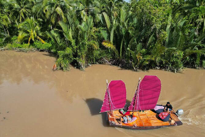 Mekong River Relaxing Sail boat cruise to Coconut Canals (1.5HRS) - What the $35 price really covers