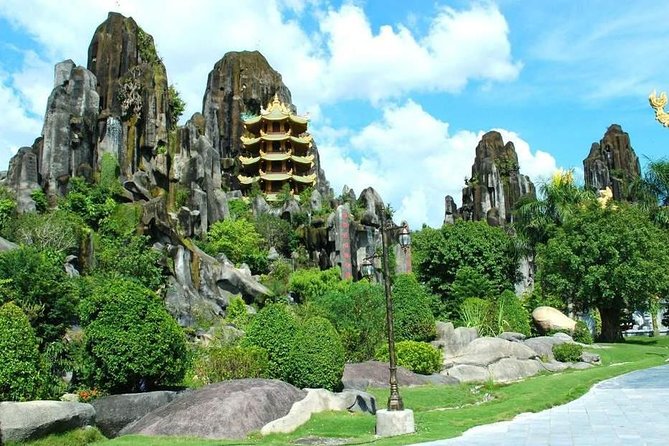 Morning Small group to Marble Mountains - Am Phu Cave - Monkey Mountain - The Non Nuoc stone sculpture stop