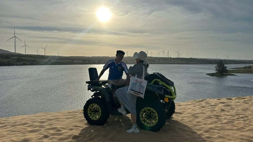 Mui Ne: Group Tour & Sunrise/Sunset Quad Bike Adventure - Mui Ne Fishing Village: a brief look at local work