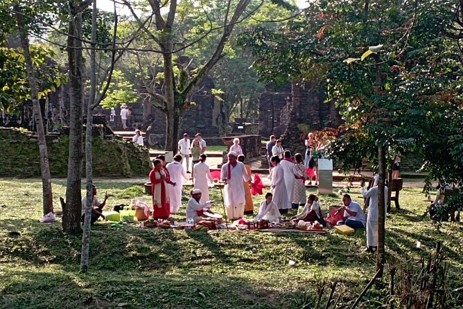 My Son Sanctuary Guided Tour with Rice Paper Making from Da Nang - Rice paper making in Dien Ban