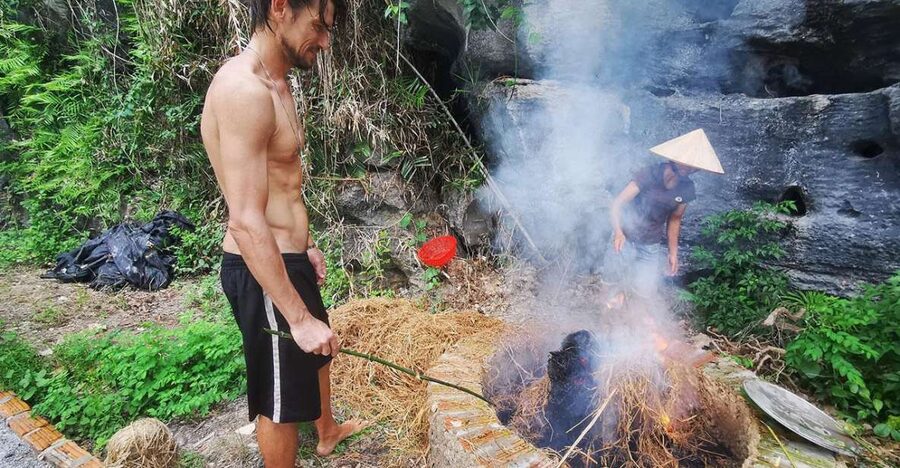 Ninh Binh cooking class at Buffalo Cave - Arriving between Tam Coc and Bich Dong Pagoda