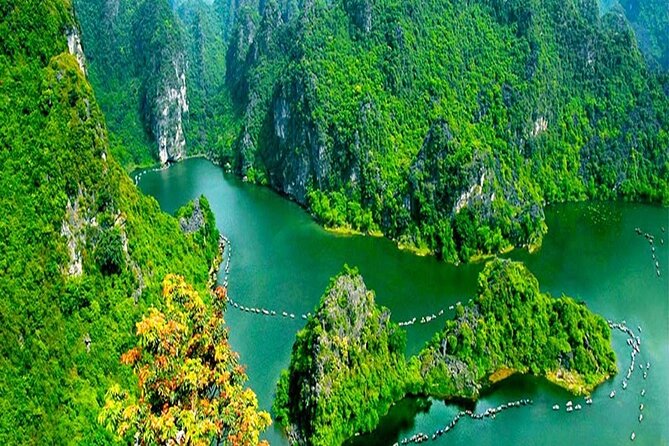Ninh Binh Day Tour to Hoa Lu Trang An Mua Cave with Buffet Lunch - Trang An by bamboo boat