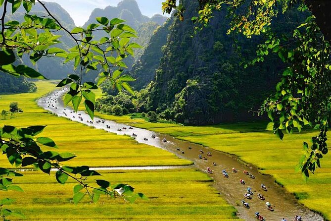Ninh Binh full day-Hoa Lu temple & biking, Tam Coc boat trip, Dragon mountain - Tam Coc by bamboo boat