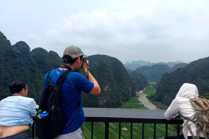 Ninh Binh Full Day Tour Group 8 (Trang An- Bich Dong- Mua cave) - Cycling through villages and visiting a local family