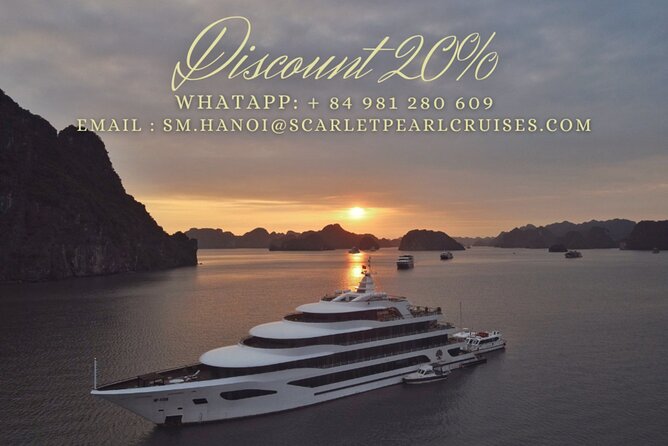 [OFFICIAL]Scarlet Pearl Cruises 5++stars &CATAMARAN ULTRA LUXURY - The Hanoi pickup and first hours on board