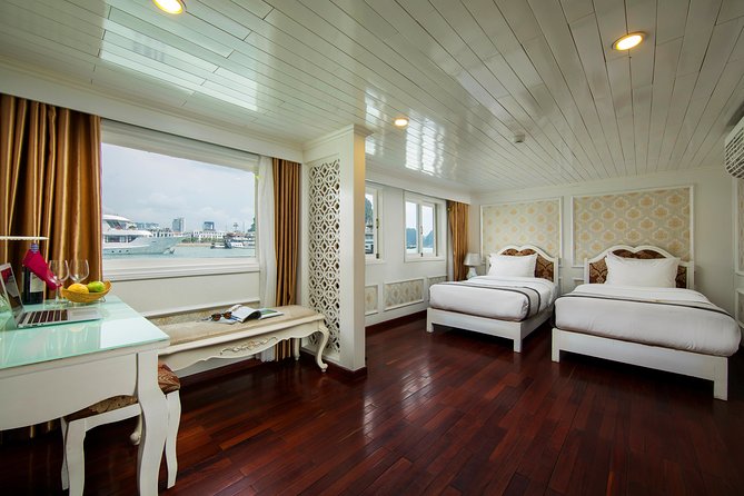 (Official) Signature Royal Cruise - 03 days 02 nights program - Boarding at Ha Long and settling into your cabin
