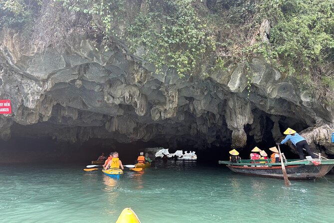 One Day Lan Ha Bay with Cat Ba Expedition Tour - Kayaking through the bay