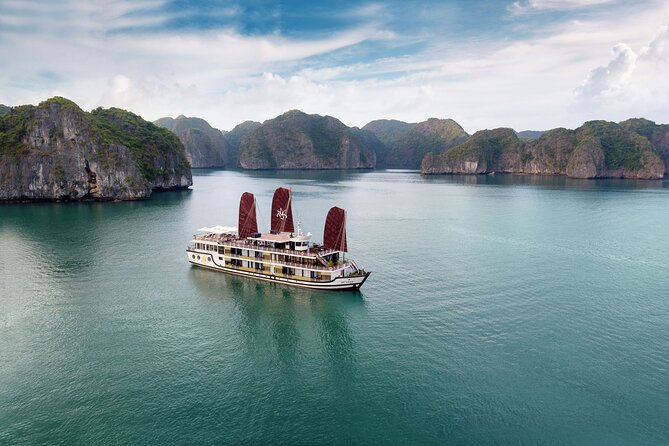 Orchid Cruises 3days/2nights For 5 Star All Included - Day one: Halong Bay by luxury boat