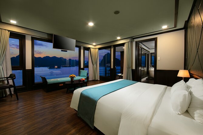 Peony Cruise 5<em> Halong Bay 3 days 2 nights with 2 ways transfer – Why Two Nights Makes Sense in Halong Bay’ /></p>
<p><p>A day cruise can show you the famous limestone islands, but it also puts you on a clock. You board, eat, visit one or two sites, and soon it is time to turn back. With two nights aboard Peony Cruise, you have a slower rhythm and more chances to see the bay during quiet morning hours.</p>
</p>
<p><p>The ship is promoted as a 5-star cruise, though the supplied description also calls it the first 4-star cruise in Halong Bay. That mixed wording is worth noting before you pay. I would judge the experience mainly by the features that are clearly stated: a private balcony in every cabin, onboard dining, air conditioning, organized excursions, and a maximum capacity of 40 people.</p>
</p>
<p><p>The real value is not a formal star label. It is having a cabin where you can sit outside, watch the scenery, and step away from the group. That matters on a two-night cruise. You can enjoy the sun deck and shared areas, then return to a more private space when you want quiet.</p>
</p>
<div class="twil" style="margin: 20px 0; padding: 15px 0;"><p>More Boat Tours in Hanoi</p><ul style="margin: 10px 0; padding-left: 0; list-style: none;"><li style="margin: 0 0 12px 0; padding: 0 0 12px 0; border-bottom: 1px solid #F1E0E2; line-height: 1.4;"><a href="https://vietnamesetrips.com/hanoi-ha-long-bay-day-cruise-swimming-meal-kayaking/">Hanoi: Ha Long Bay Day Cruise – Swimming, Meal, Kayaking</a><br><span style="font-size: 0.82em; color: #555;"><span style="color: #9E1F2D;">★</span> 4.7 · 7,415 reviews</span></li><li style="margin: 0 0 12px 0; padding: 0 0 12px 0; border-bottom: 1px solid #F1E0E2; line-height: 1.4;"><a href="https://vietnamesetrips.com/ninh-binh-full-day-tour-from-hanoi-to-hoa-lu-tam-coc-mua-cave-via-boat-bike/">Ninh Binh Full-Day Tour from Hanoi to Hoa Lu, Tam Coc & Mua Cave Via Boat & Bike</a><br><span style="font-size: 0.82em; color: #555;"><span style="color: #9E1F2D;">★</span> 5.0 · 4,384 reviews</span></li><li style="margin: 0; padding: 0; border-bottom: none; line-height: 1.4;"><a href="https://vietnamesetrips.com/amanda-cruise-ha-long-lan-ha-bay-all-inclusive-2d1n-3d2n/">Amanda Cruise – Ha Long, Lan Ha Bay – All Inclusive 2D1N & 3D2N</a><br><span style="font-size: 0.82em; color: #555;"><span style="color: #9E1F2D;">★</span> 5.0 · 4,358 reviews</span></li></ul></div><h2 id="from-hanoi-old-quarter-to-got-ferry">From Hanoi Old Quarter to GOT Ferry</h2>
<p><img width="669" height="446" decoding="async" src=