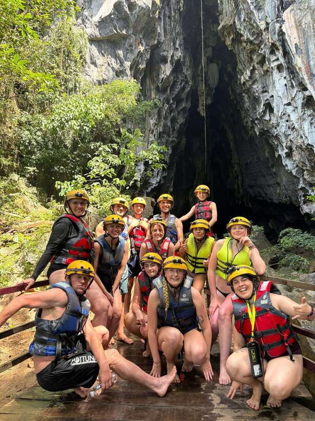 Phong Nha: Zipline Dark Cave & Paradise Cave Exploration - Paradise Cave: a cool walk into a giant chamber