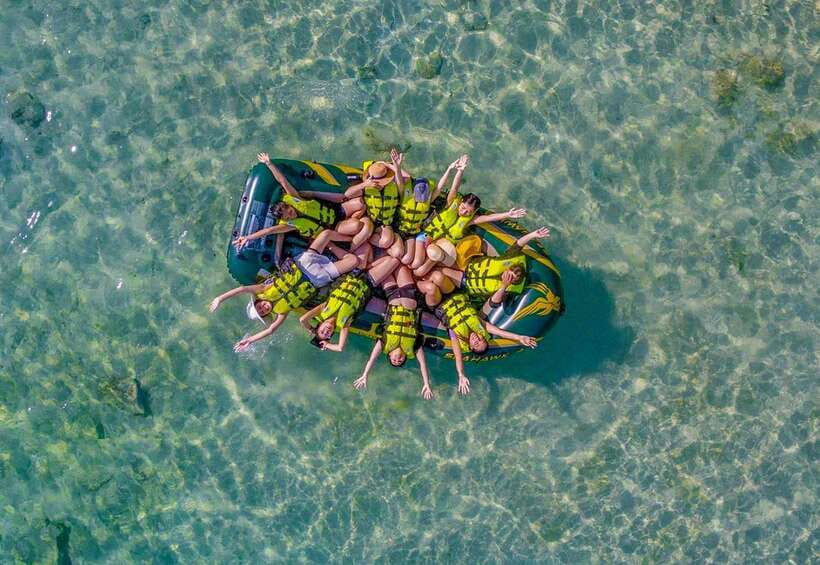 Phu Quoc: Cable Car Ride and 3 Islands Boat Tour with Lunch - May Rut Trong for sand, water, and a beach bar