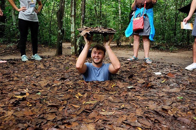Private Cu Chi Tunnels Tour By Car | Saigon Adventure - The sugarcane juice stop slows the return