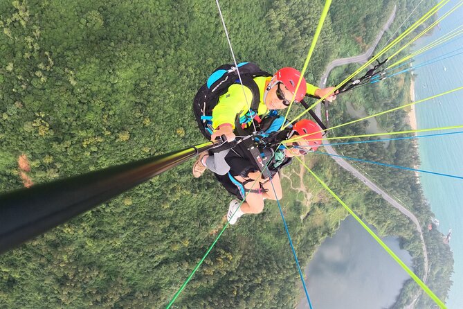 Private Paragliding Experience in Da Nang - Flying above the ocean, city, and beach