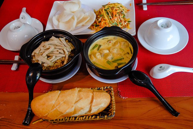 Private Vegan Food Tour By Scooter in Ho Chi Minh City - Viet Nam Quoc Tu adds a quiet pause