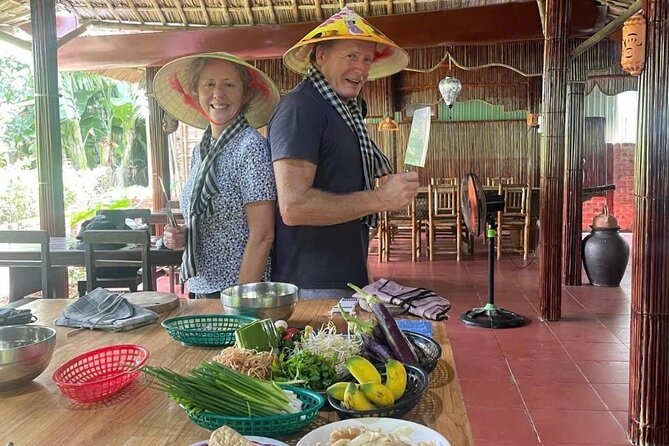 RICE PAPER Noodle Making Experience & Hoi An Cooking Class Class - Cooking with chef Tim, then eating what you made