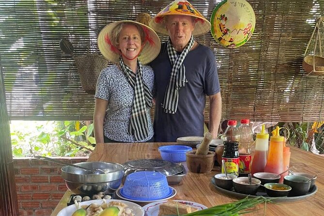 RICE PAPER Noodle Making Experience & Hoi An Cooking Class Class - Basket boats through the coconut palm forest