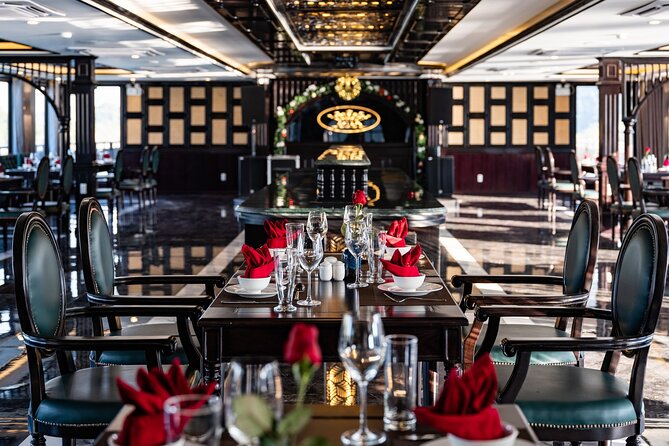 RITA CRUISE - LUXURY 5 STAR CRUISE in HALONG BAY from HANOI - Lunch, Halong Bay, and the route toward Lan Ha Bay