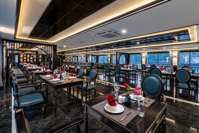 RITA CRUISE - LUXURY 5 STAR CRUISE in HALONG BAY from HANOI - Returning through Tuan Chau and back to Hanoi