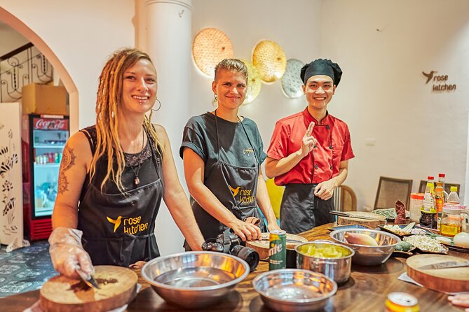 Rose Kitchen Hanoi: Market, Cooking & Culture Tour + Free PickUp - Key points at a glance