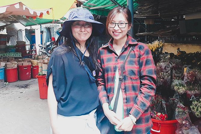 Saigon Night Sights & Local Food by Motorbike| Opt: Ao Dai Riders - Ho Thi Ky Flower Market brings the city’s working side into view