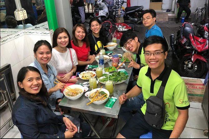 Saigon Night Sights & Local Food by Motorbike| Opt: Ao Dai Riders - Thuận Kiều Plaza adds an unusual, eerie pause