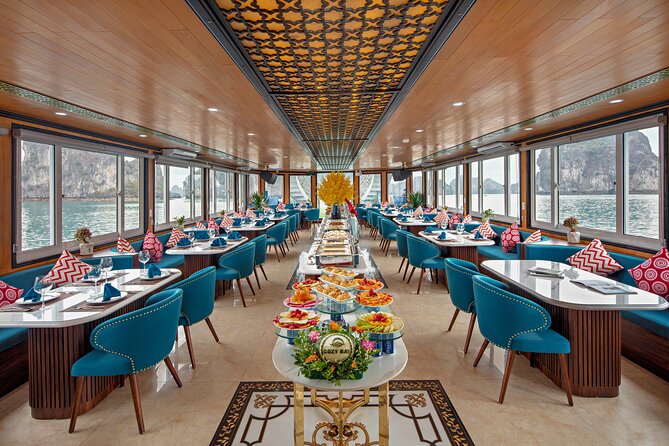 Sea Lion Luxury 5-Star Halong Day Cruise,Buffet Lunch,Shuttle Bus - The $56 Halong Bay day trip at a glance