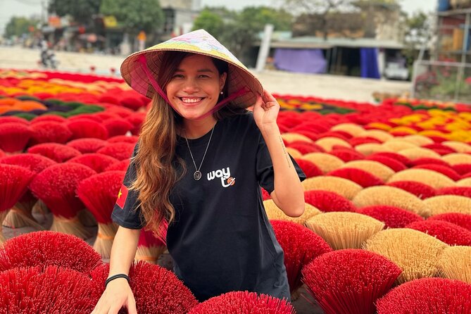 Secret Handicraft Villages of Hanoi ( Incense and hat Villages ) - Lunch, local tea, and the Chuong Village hat