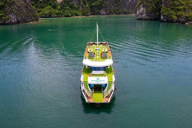 Taliya Day Cruise: Top Luxury Tour in Halong Bay & Lan Ha Bay - Bright Cave by local rowing boat