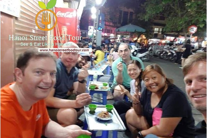 Tasting 8 Different Street Foods + Local Drink at Evening Time by Walking - Local beer, dessert, and Hanoi egg coffee