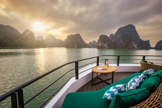 The Catamaran Luxury Day Cruise to Halong Bay from Hanoi(Best Selling) - Frog Pond, swimming, and the boat’s water slide