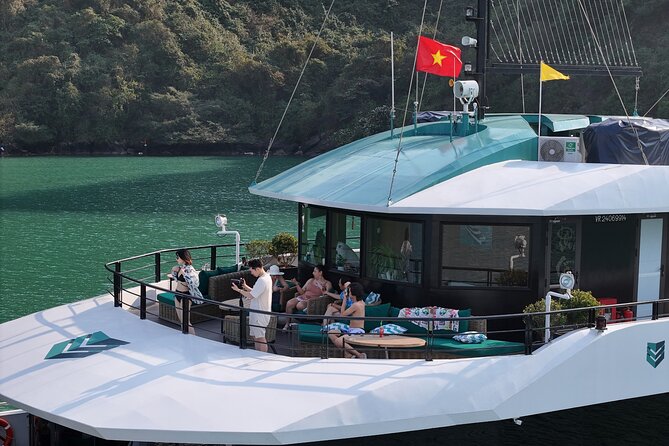 The Halong Catamaran Premium Day Cruise From Ha Long Bay - Boarding at Tuan Chau Island around 11:30