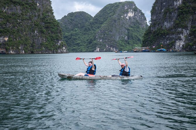 Unique Halong Private Day Cruise - Fishing Village, Kayak - Tien Ong Cave and the limestone formations