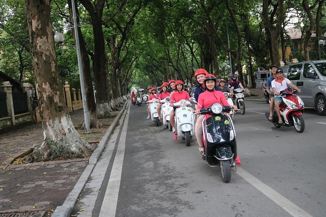 Vespa City Tour &Train Street Female With Ao Dai Riders 4,5 Hours - Starting with Hanoi’s Opera House and hidden lanes