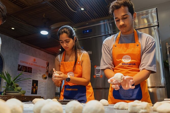 Vietnamese Bread & Brew: Banh Mi Baking Class & Specialty Coffee - Sitting down to eat your own work