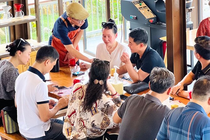 Vietnamese Culture: Phin-Making Tour Beyond Elephant Falls, Dalat - Making phin coffee at Tam Trinh Coffee Experiences